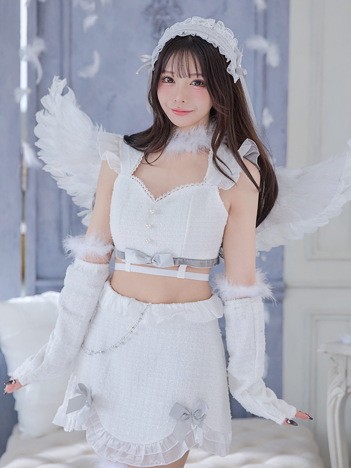 即日発送】【ハロウィン】シュガーホワイトエンジェル【Malymoon