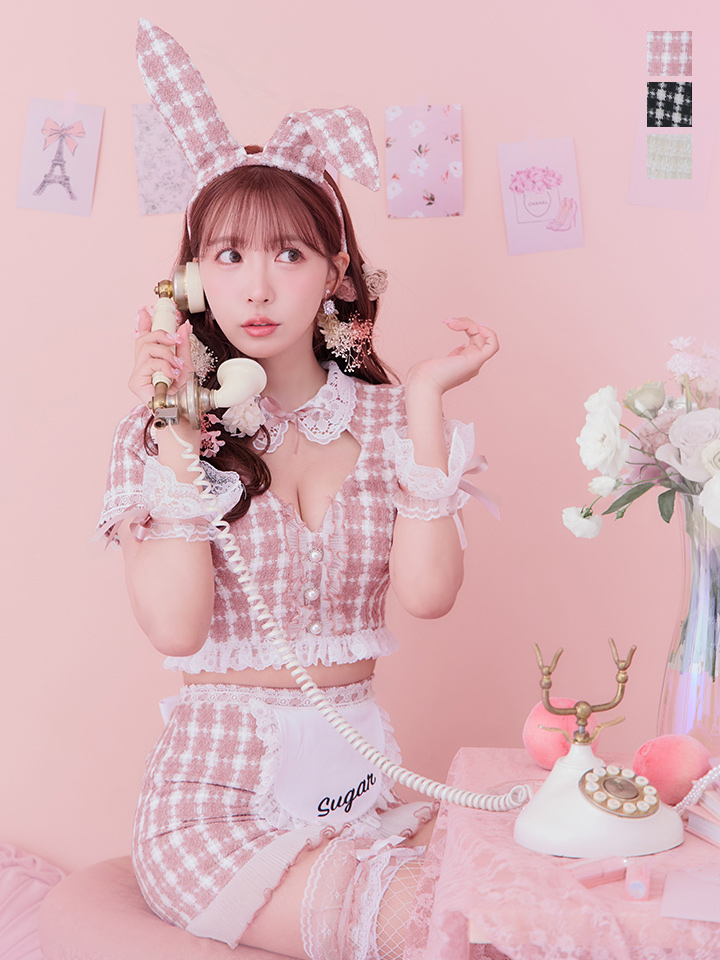 SALE!!】【即日発送】【ハロウィン】 ツイードバニーメイド