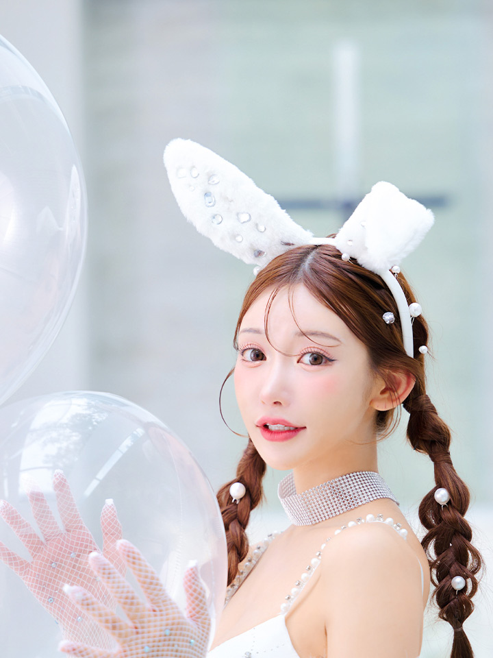 ハロウィン】 バニービジューフレアワンピース 【コスプレ5点セット