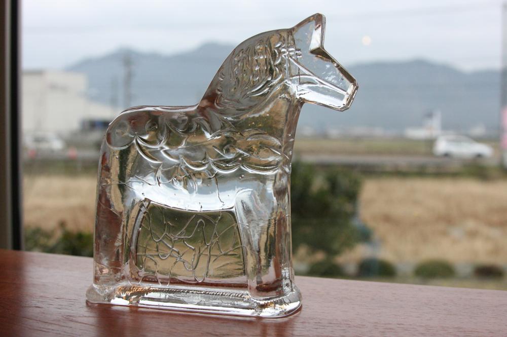 Lindshammar社製| ガラスのオブジェ |ダーラナホース 特大サイズ