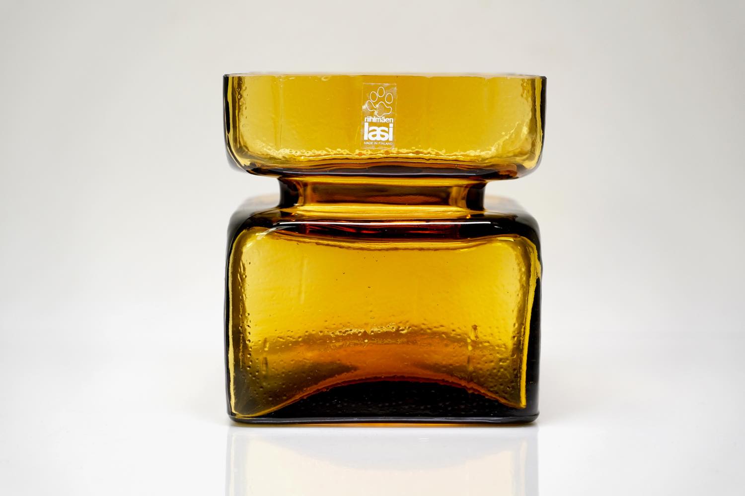 ビンテージ北欧雑貨/Riihimaen/リーヒマエン・ラシ/Lasi Pala/花瓶