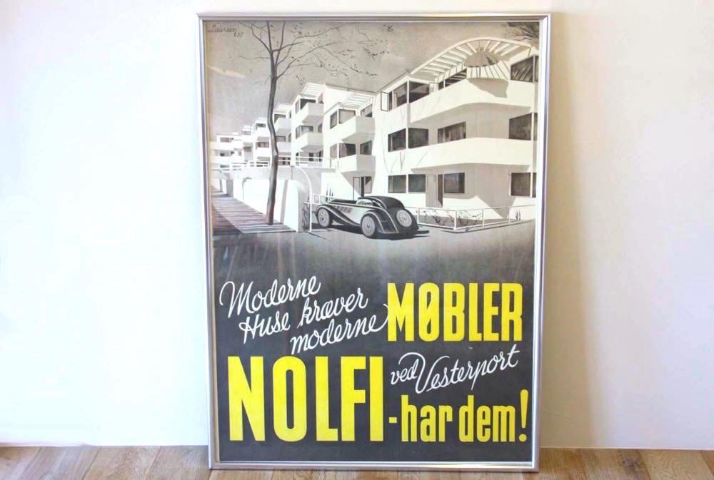 Arne Jacobsen/アルネ・ヤコブセン/ベラヴィスタ集合住宅 ポスター