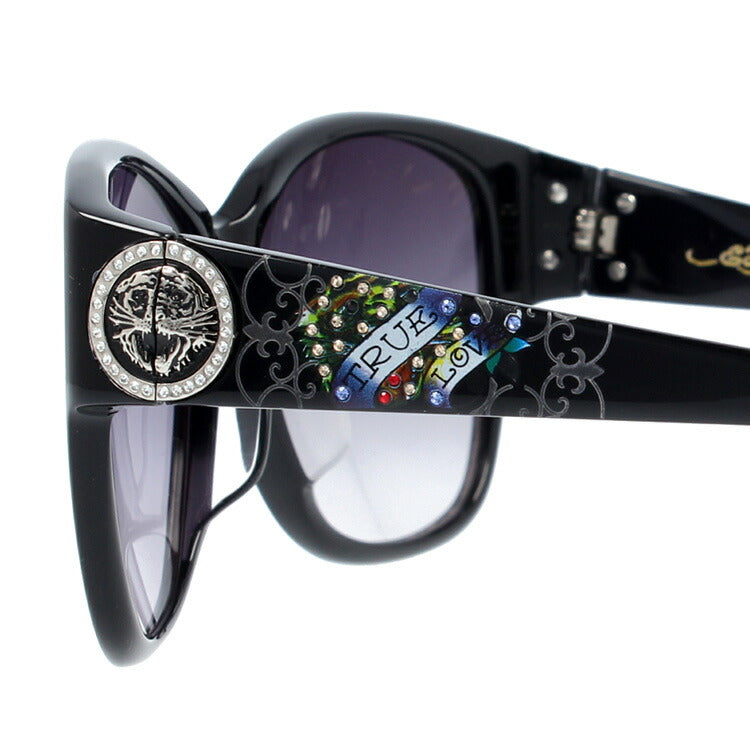 エドハーディー サングラス EdHardy タイガー2 TIGER 2 BLACK メンズ