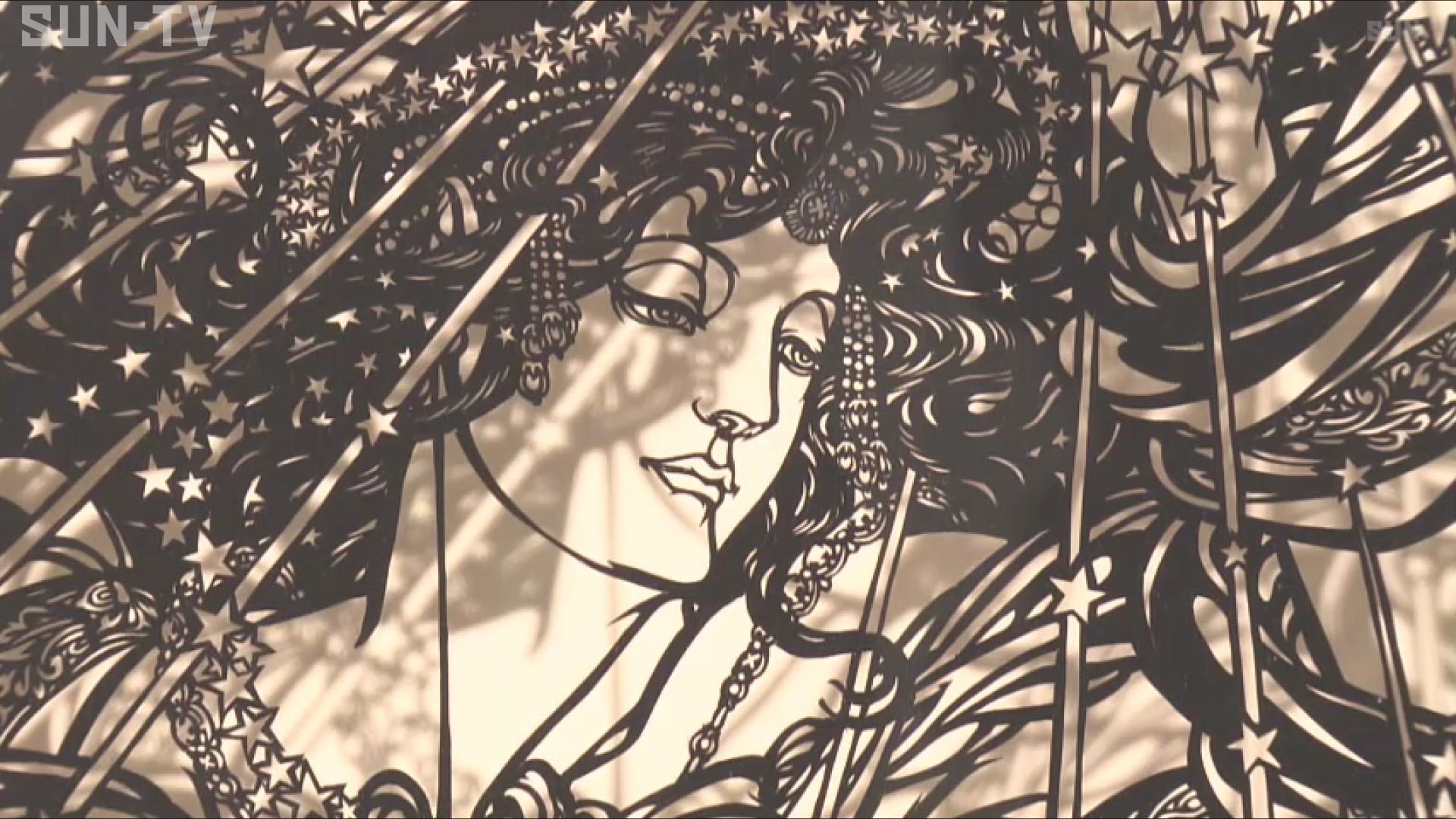 切り絵のミュシャ」 神戸出身の作家が描く繊細な世界 - サンテレビニュース