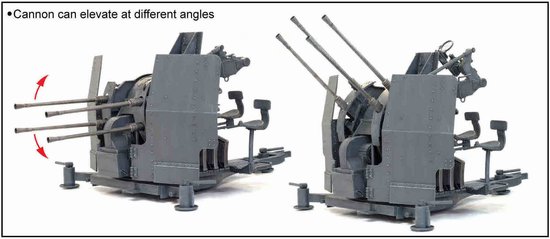 航空機・ヘリコプター 1/6 2cm Flakvierling 38 Mid Production 航空機