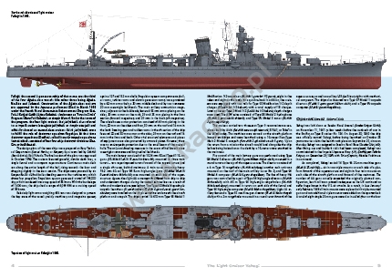 The Japanese Cruiser Yahagi Kagero -K3D-16036
