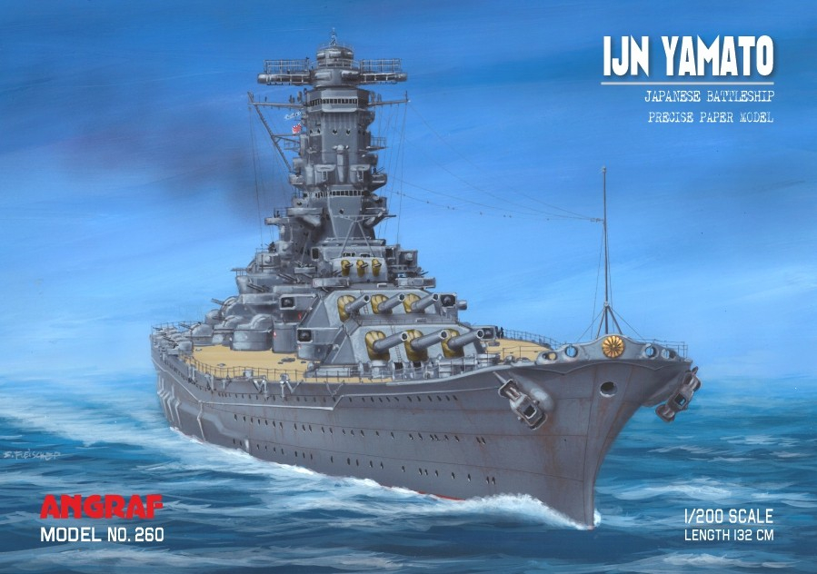 IJN Yamato - Japanese Battleship Angraf -260