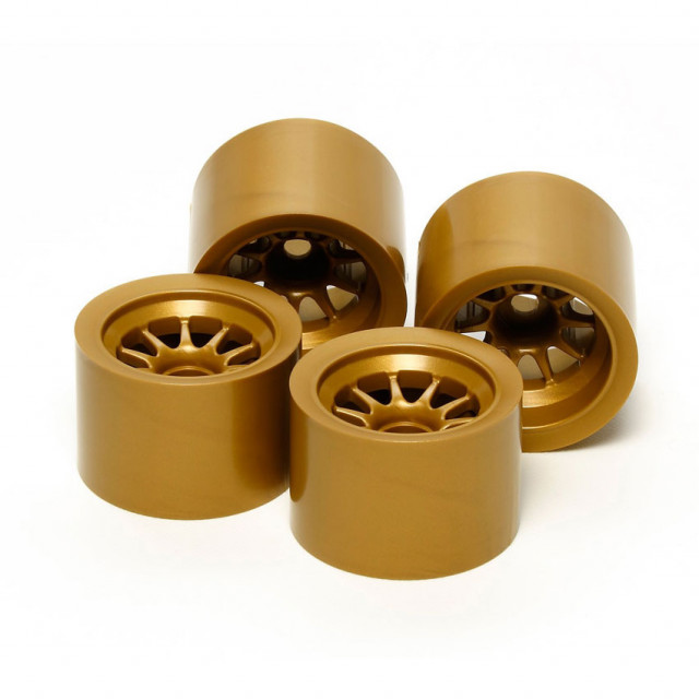 F104 ホイールセット(スポンジタイヤ用 ゴールド) [OP-1525