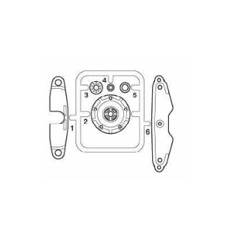 シティターボ Kパーツ(黒/ホイルハブ) 2個 ※アフターパーツ※ [19115426