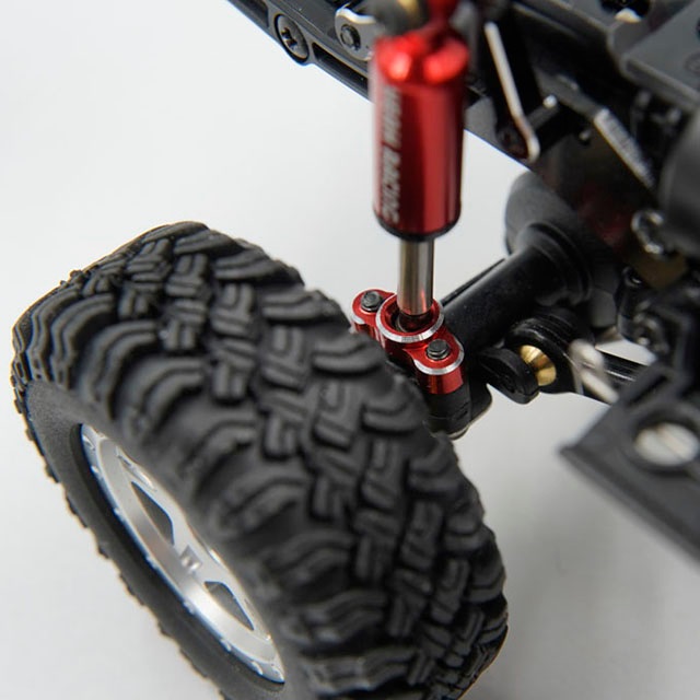 アルミロアショックマウントセット レッド Kyosho Mini-Z 4x4 MX-01