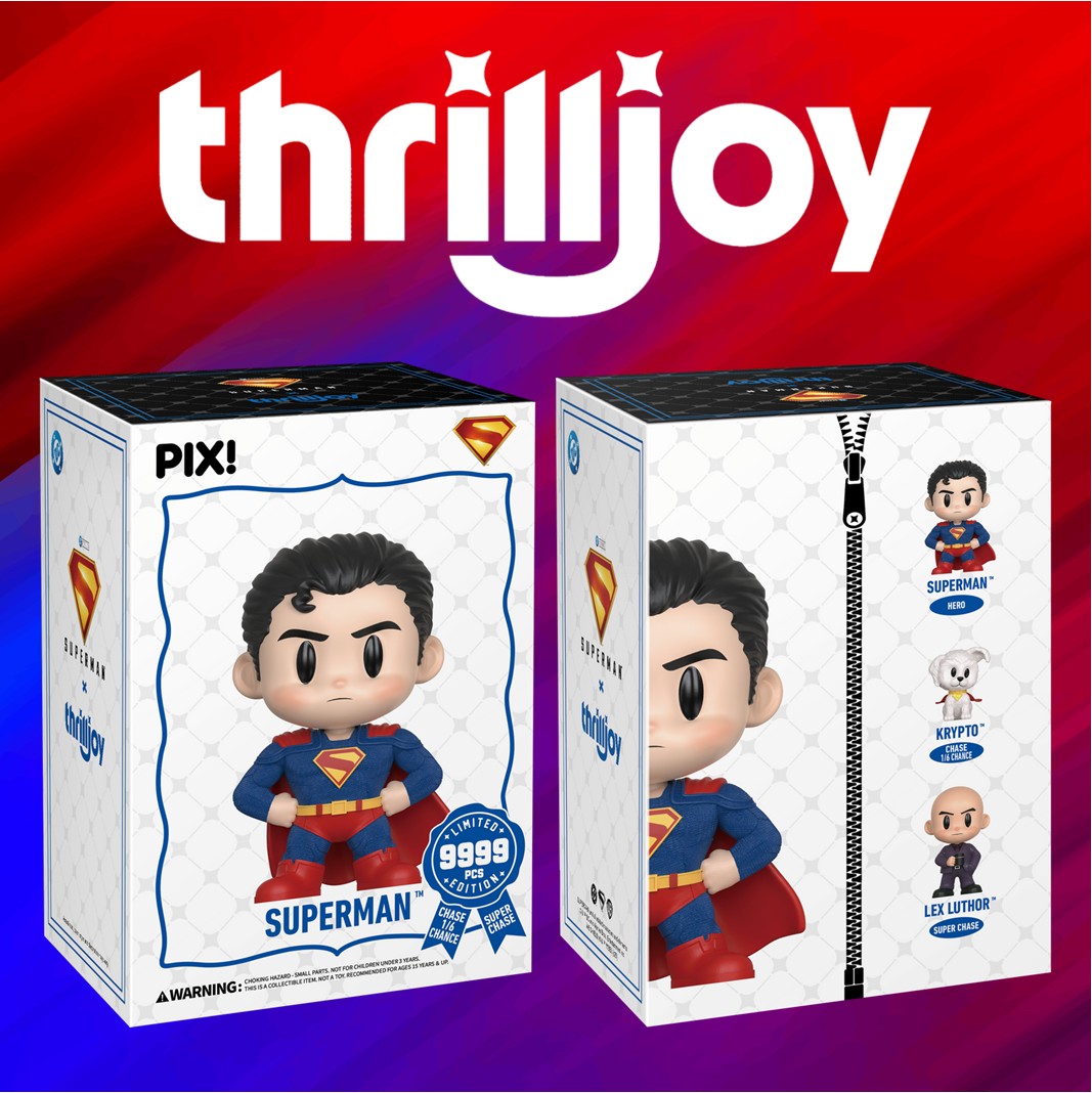 Thrilljoy Releases New Superman PIX! Collectible Figure
