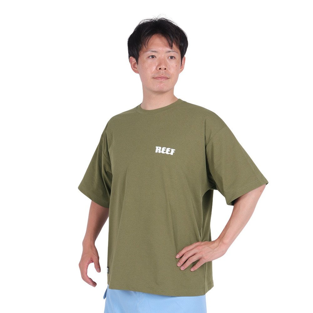 リーフ（REEF）（メンズ）ラッシュガード 半袖 ロゴ ラッシュ半袖T
