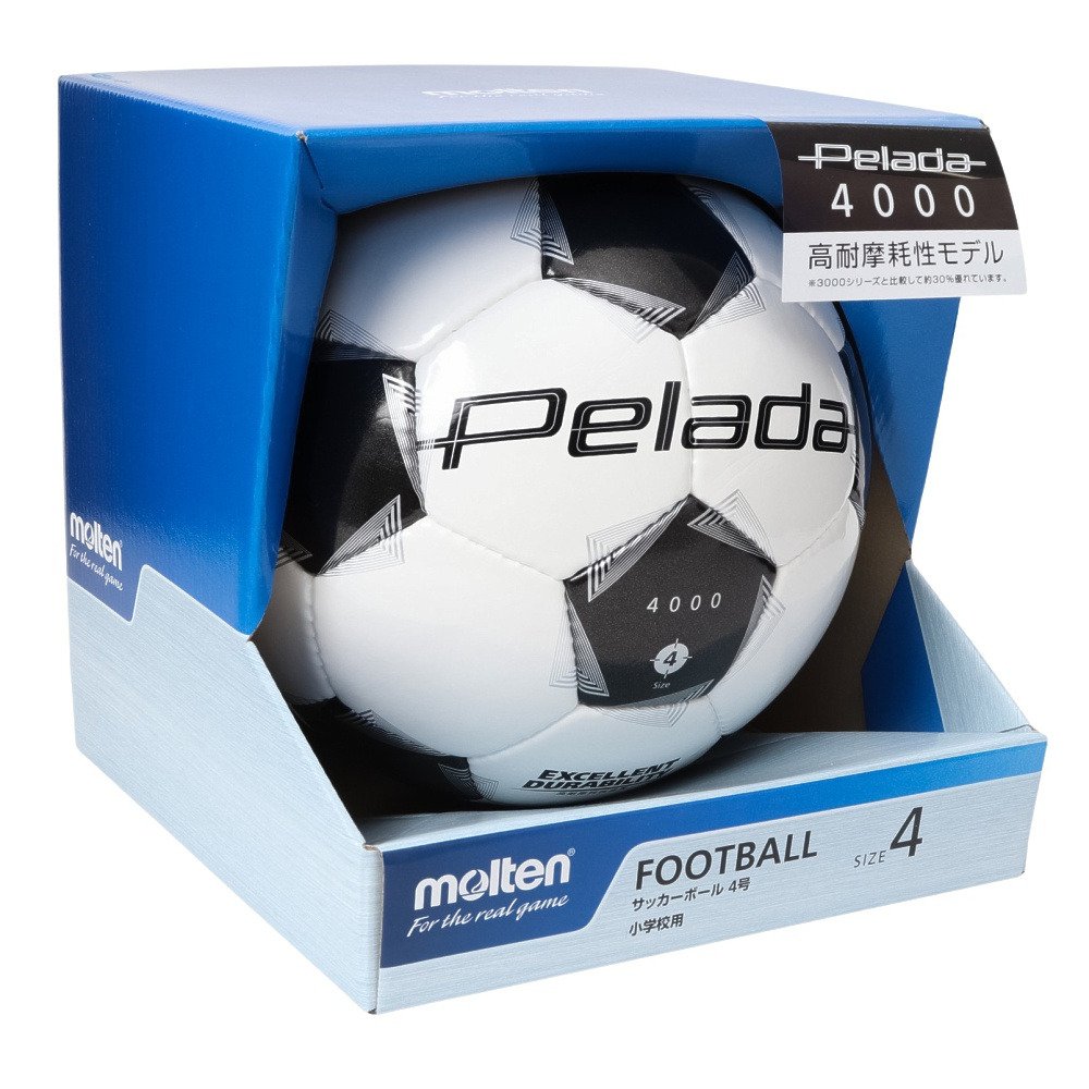 モルテン（molten）（キッズ）ジュニア サッカーボール 4号球 検定球