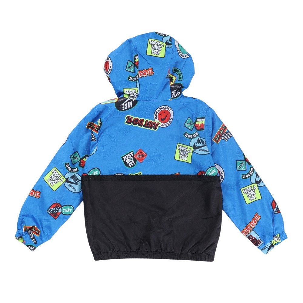 ナイキ（NIKE）（キッズ）ハーフジップ プリントブロック アノラック