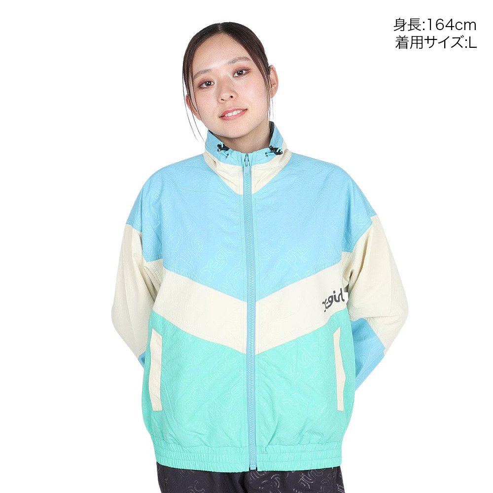 エックスガール（X-gir）（レディース）EMBOSSED WIND UP ジャケット