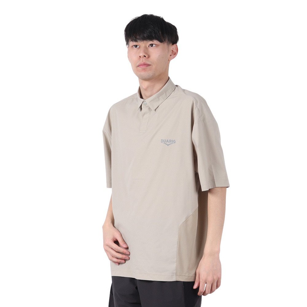 デュアリグ（DUARIG）（メンズ）ドライプラス 15RIP KNIT ポロシャツ