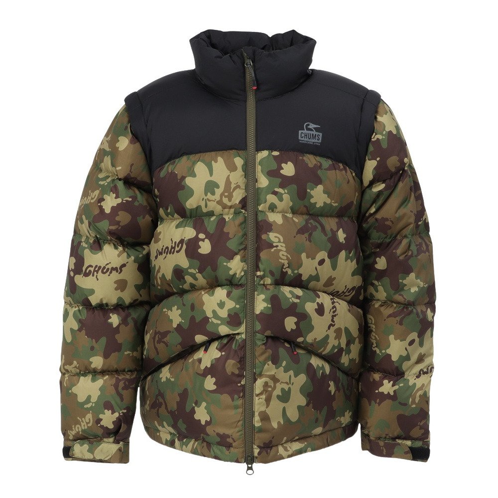 チャムス（CHUMS）（メンズ）ツーウェイ ダウンジャケット CH04-1407-Z323