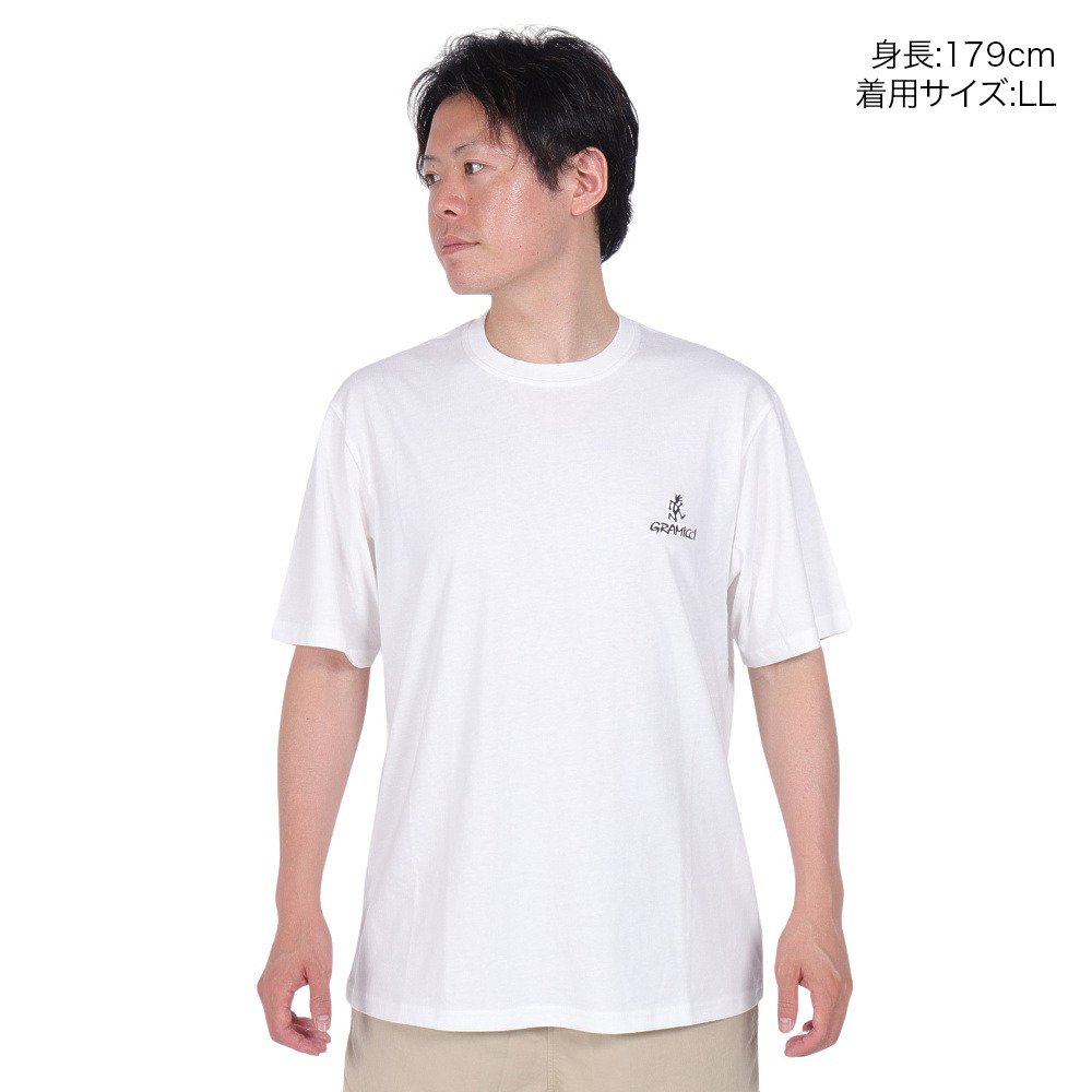 グラミチ（Gramicci）（メンズ、レディース）ワンポイント ロゴ 半袖T