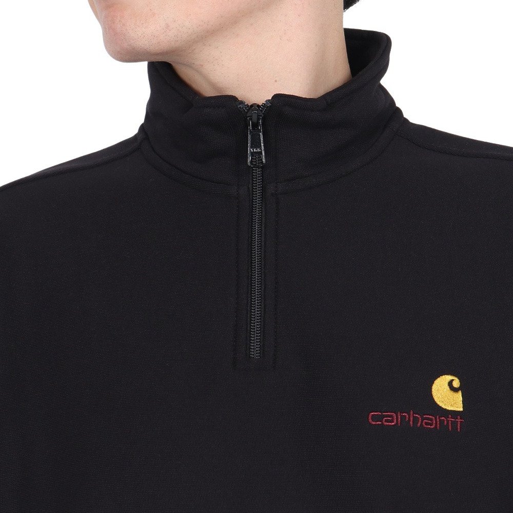 カーハート（CARHARTT）（メンズ）ハーフジップ アメリカンスクリプト
