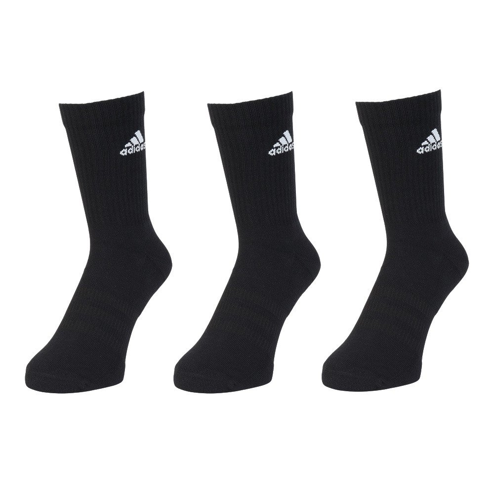 アディダス（adidas）（メンズ）クッション クルーソックス 3足組
