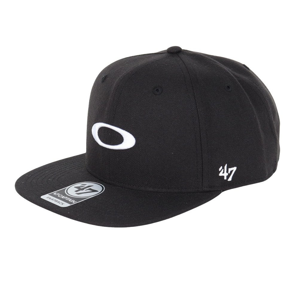 オークリー（OAKLEY）（メンズ）キャップ 47 B1B Ellipse 黒×白 56