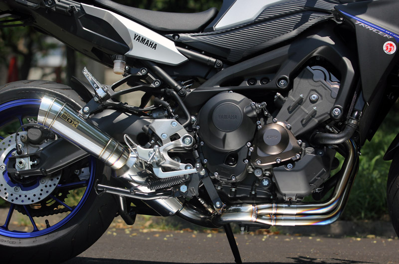 YAMAHA 〜16 MT-09 TRACER POWERBOX FULL チタンエキゾーストパイプ|SP忠男