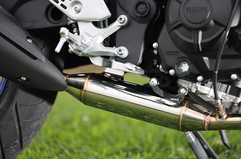 2022~YZF-R25｜POWERBOX パイプ(8BK-RG74J) ＊2022~MT-25(8BK-RG74J)に