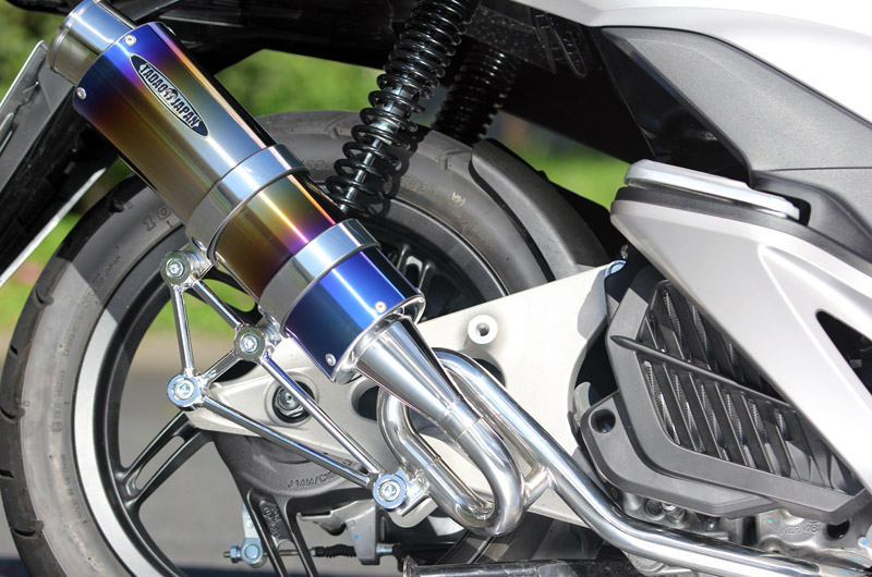 HONDA PCX150 JBK-KF18/JBK-KF12 PURESPORT“S”GoldEmblem TitanBlue