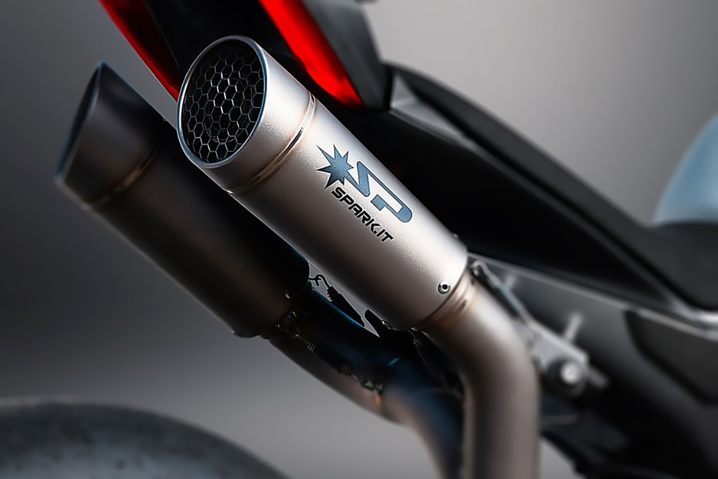 Racing full exhaust system for Ducati V4