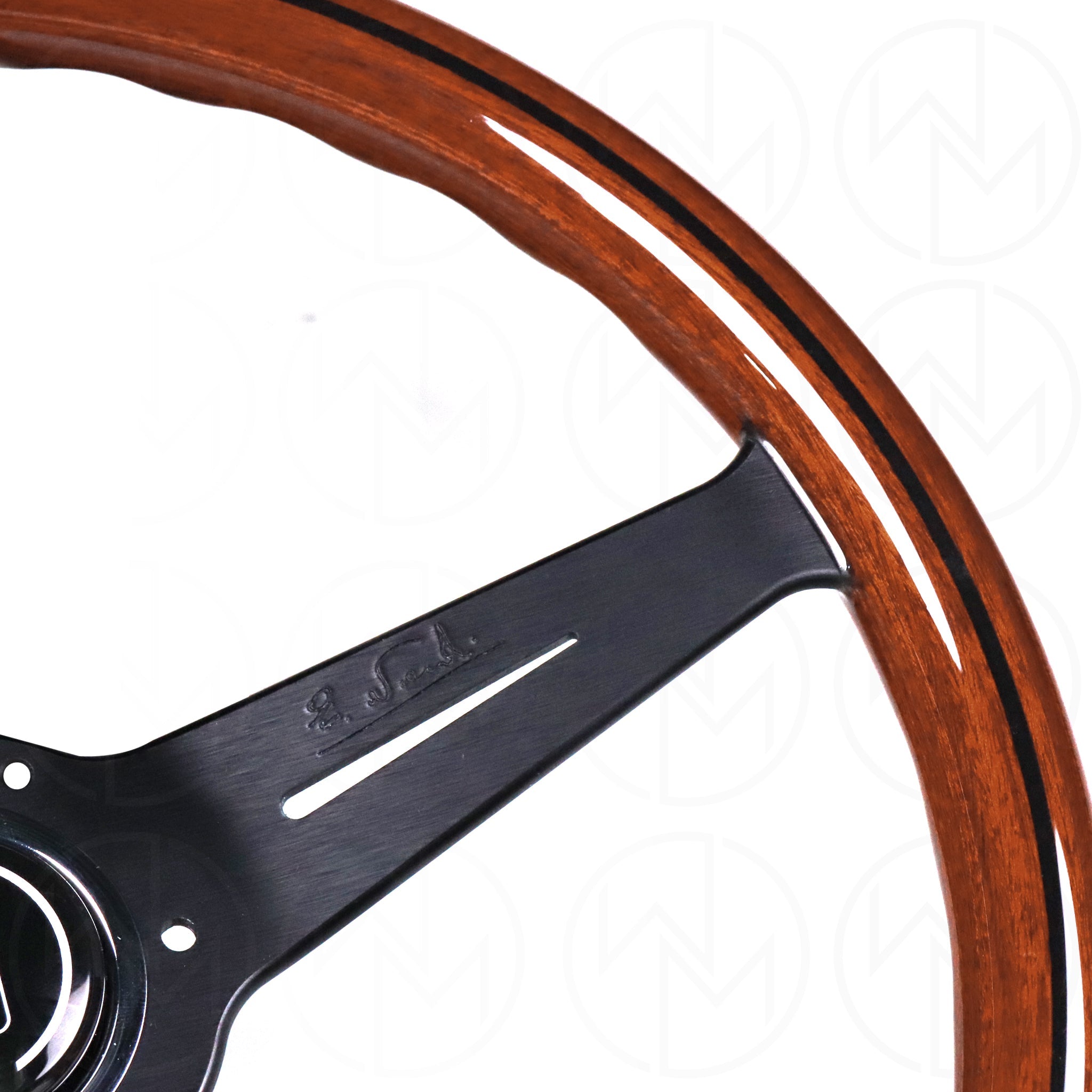Nardi ND Classic Wood Steering Wheel - 360mm Black Spokes - Wheel