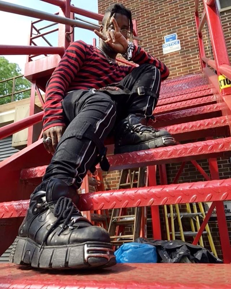 取り寄せ]M-106-S112 / プレート / 厚底スニーカー / 本革【NEW ROCK