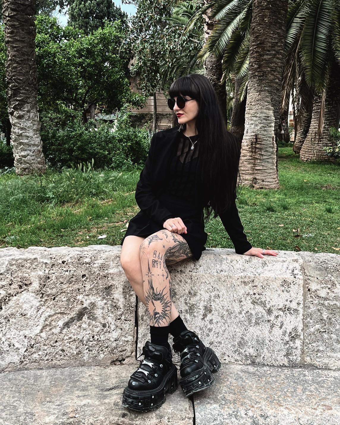 ⭐即納⭐ M-TANK106-C2 / クギ / 厚底スニーカー / 本革【NEW ROCK