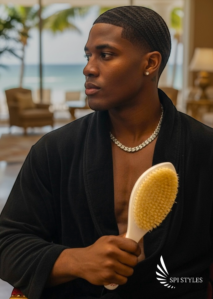 The SNOWMAN SUPER SOFT WAVE BRUSH 360 Waves PRO. – SPI Styles