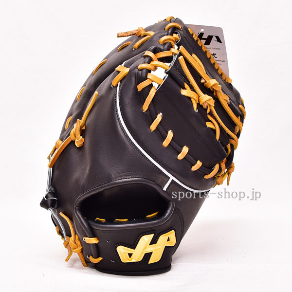 ハタケヤマ TH-X 軟式用 TH-F6X ファーストミット ブラック×ブラウン紐