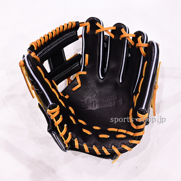 和牛JB 硬式用 JB-004S 内野手用 ブラック タン紐 硬式 グローブ 和牛
