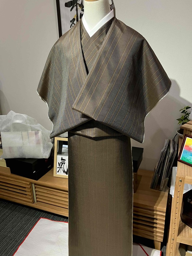 牛首紬 先染め|希少 特選品 特別価格| スポットガーデン