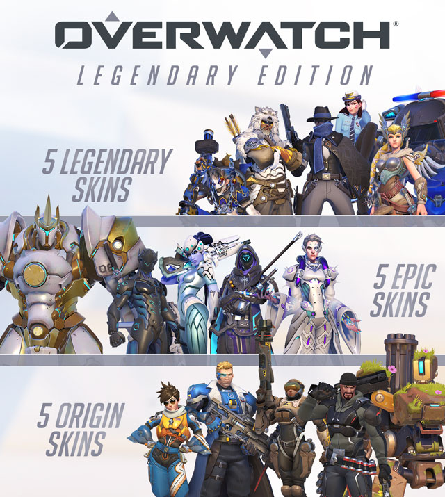 オーバーウォッチ』レジェンダリー・エディション配信開始。期間限定