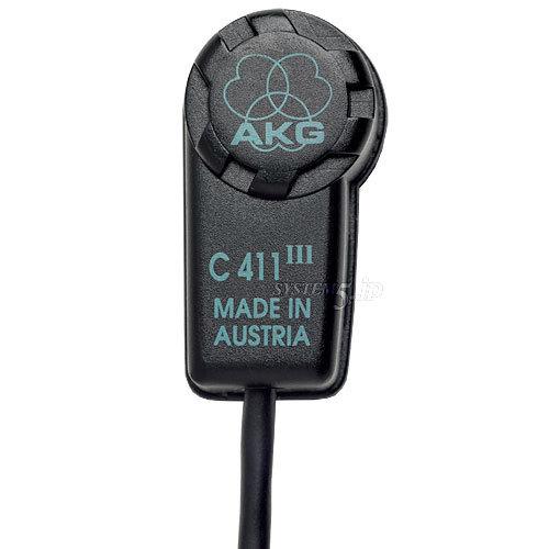 AKG C411L 弦楽器用コンデンサマイクロホン(ミニXLR3ピン仕様) - 業務