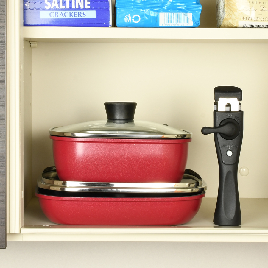 スタックプラス ブルーダイヤモンドコートIH対応クックウェア5点セット