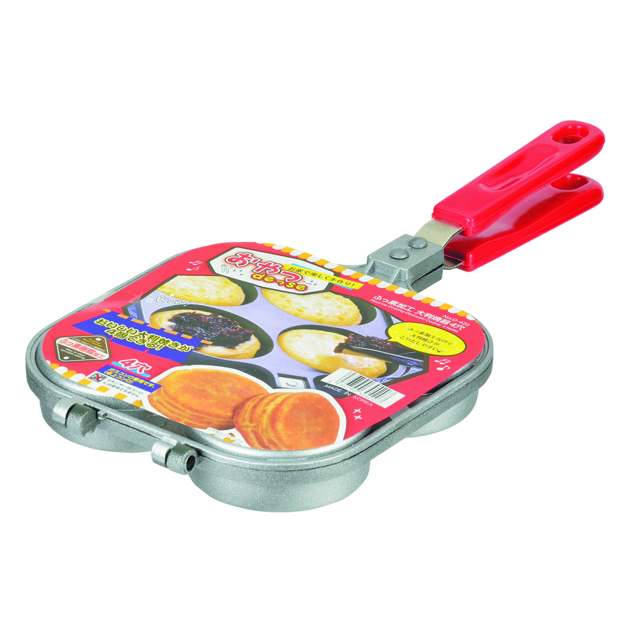 おやつDEっSE ふっ素加工大判焼器4穴 D-420