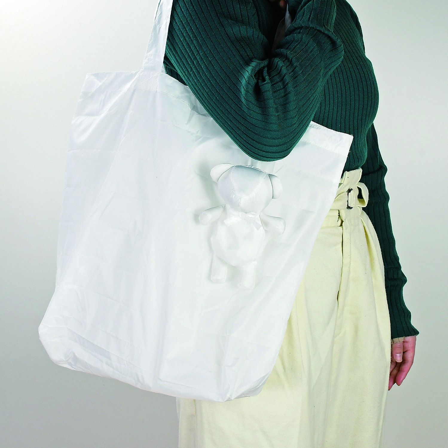 森のエコバッグ ベアー ホワイト CX-91