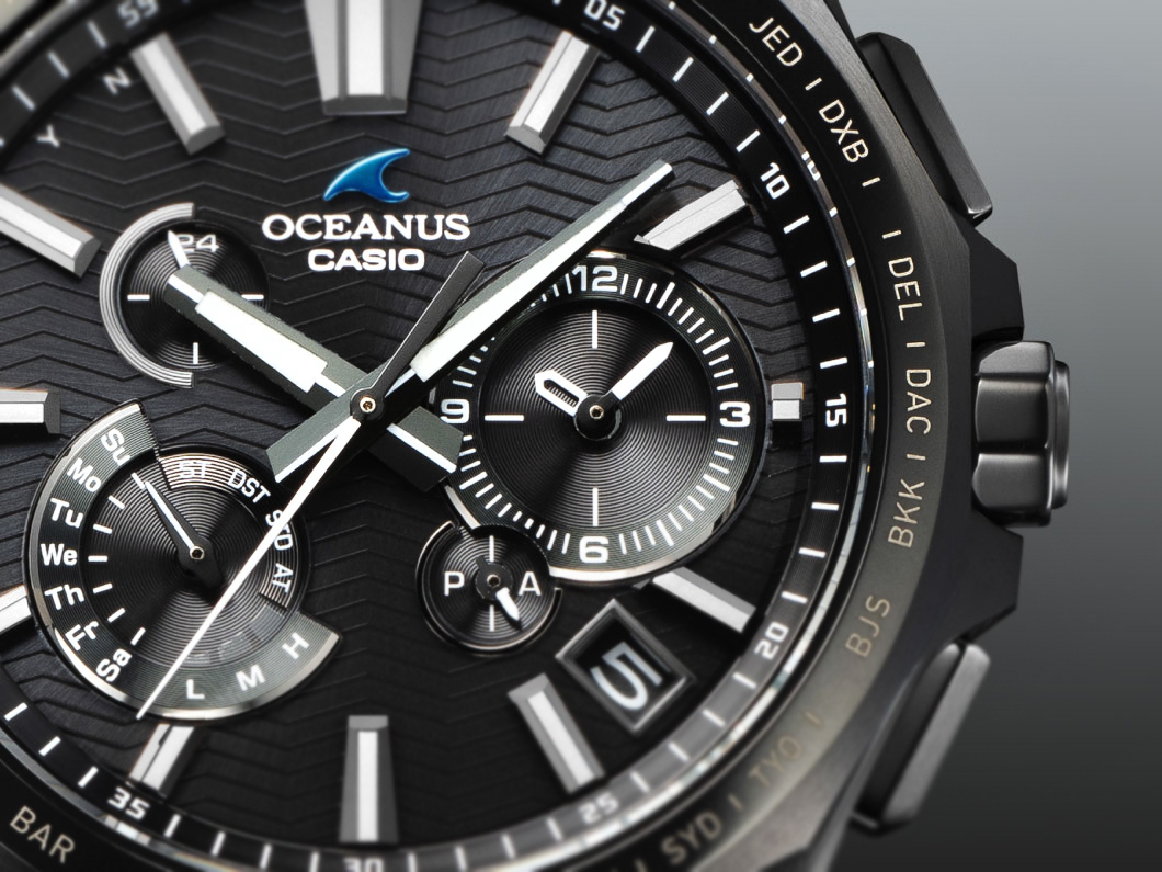 国産ブランド、カシオ【軽くて強い“DLC加工”チタンウオッチ】“OCEANUS