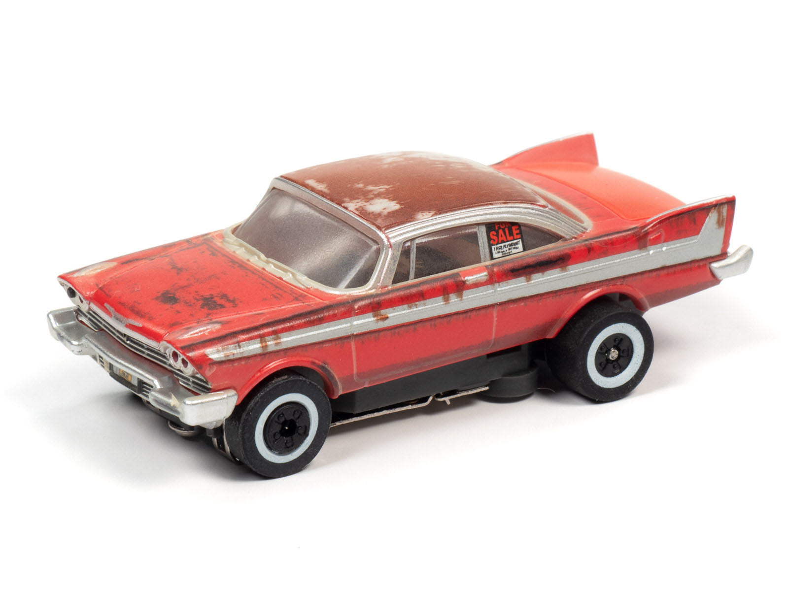 Auto World Thunderjet Plymouth Fury Christine Dirty AFX HO Slot