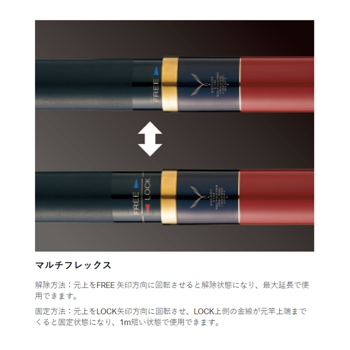 がまかつ がま磯 マルチフレックスたもの柄4 6.0m 22172 - 釣具の