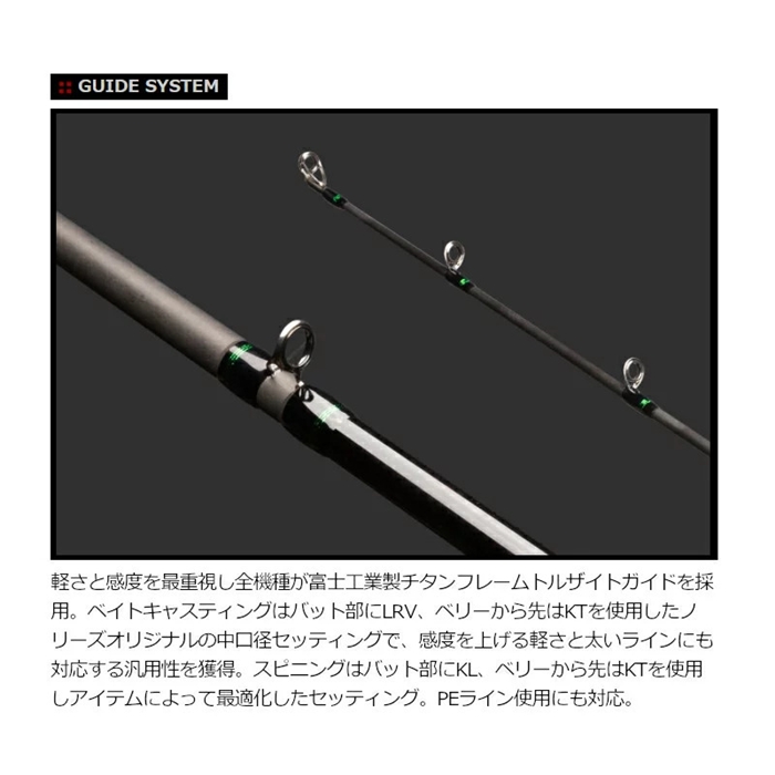 ノリーズ ロードランナー ストラクチャーNXS STN6100M バーサタイル