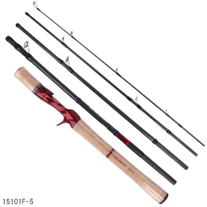 シマノ スコーピオン 15101F-5 5ピース ベイトキャスティングモデル