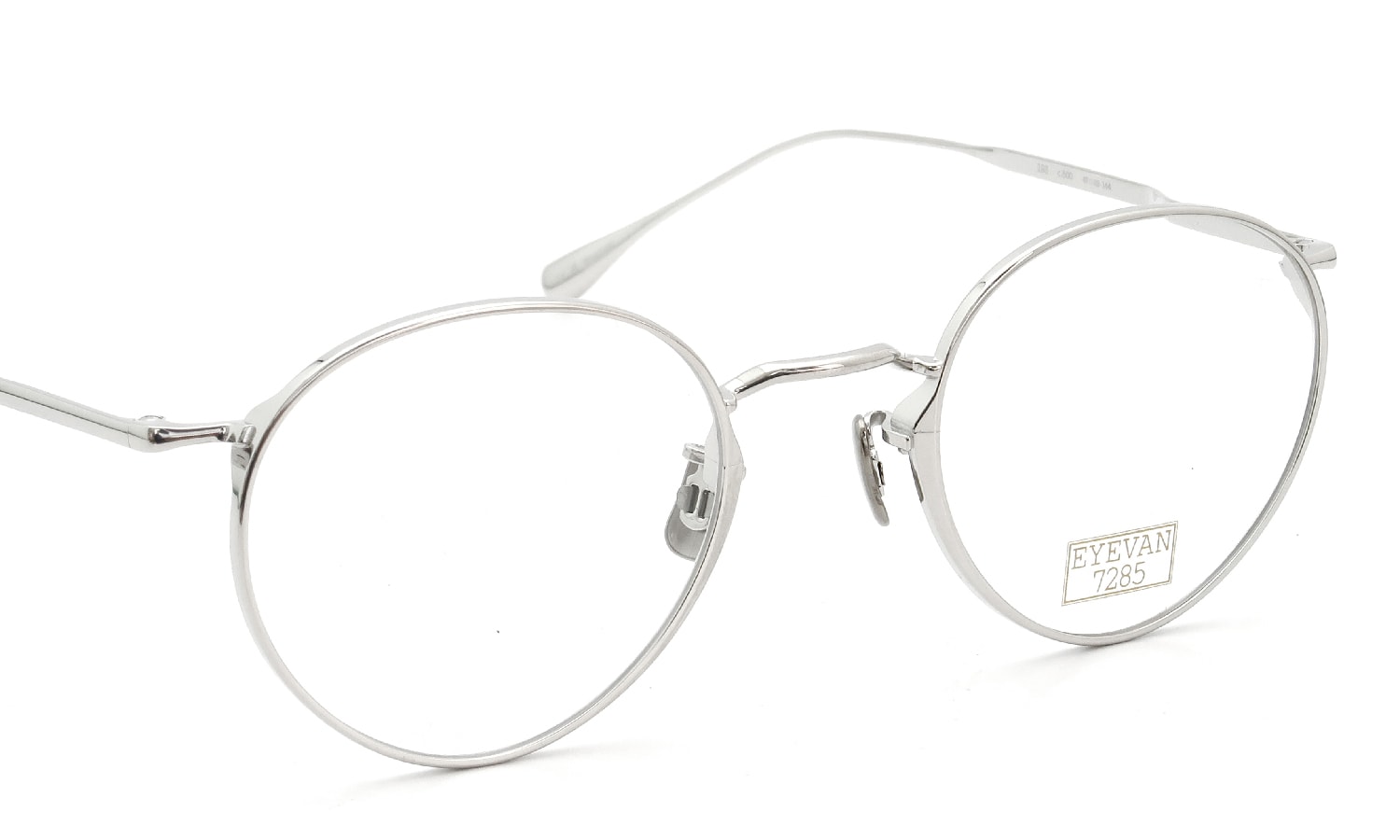 EYEVAN7285 アイヴァン7285 メガネ 193 (47)通販 C.800 SILVER 正規取扱