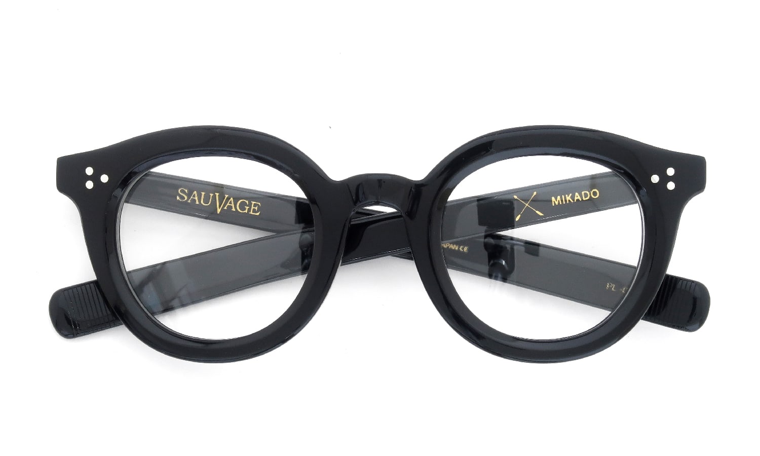 SAUVAGE サバージュ メガネ MIKADO ミカド通販 SVPL-002A Black/Pure