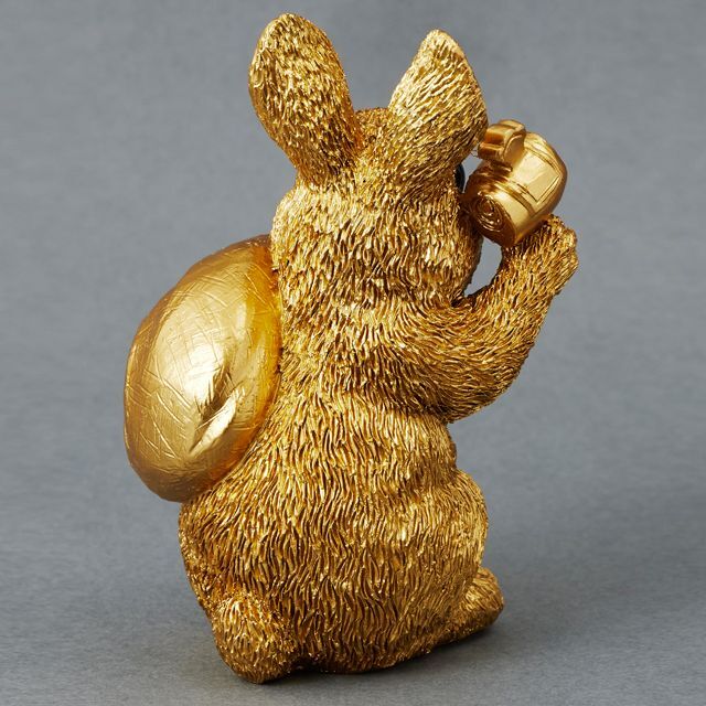 金持神社でご祈祷された金運黄金縁起物「兎（うさぎ）」EDN-0129