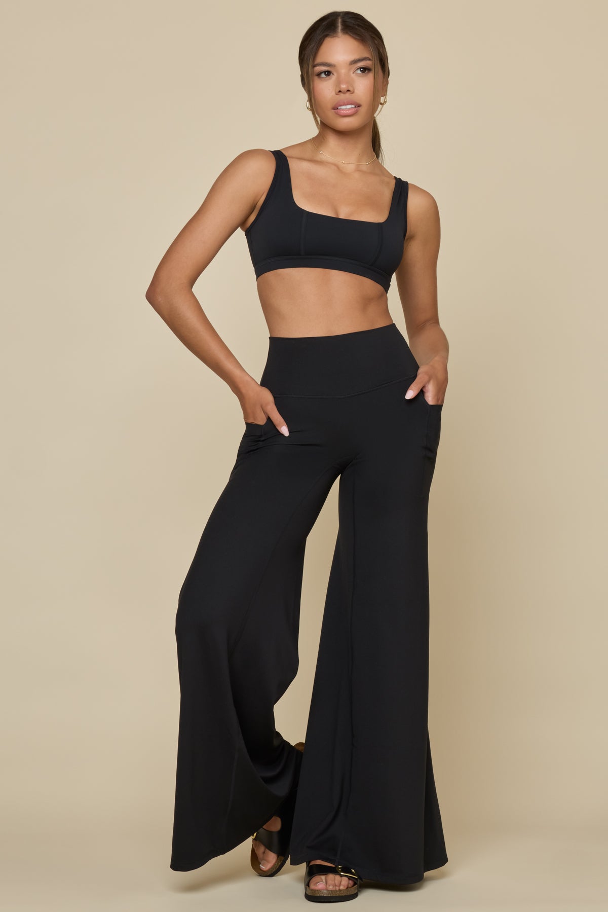 Supersculpt™ Wide Legging - Black – POPFLEX®